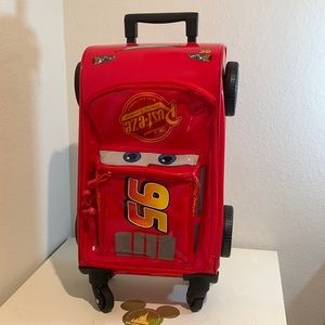 Disney Lighting McQueen Rolling Carry-On Suitcase
